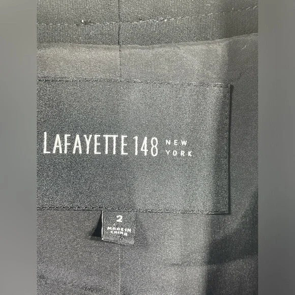 Lafayette 148 New York‎ GreyOne-button blazer size 2